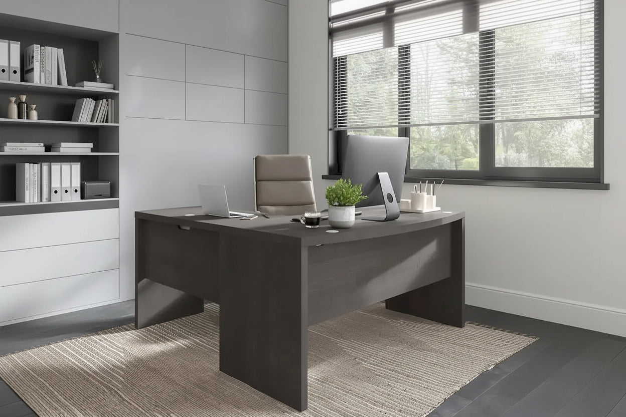 Bureau Echo 60W avec façade arrondie par Bush Business Furniture