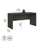 Bureau Echo 60W avec façade arrondie par Bush Business Furniture
