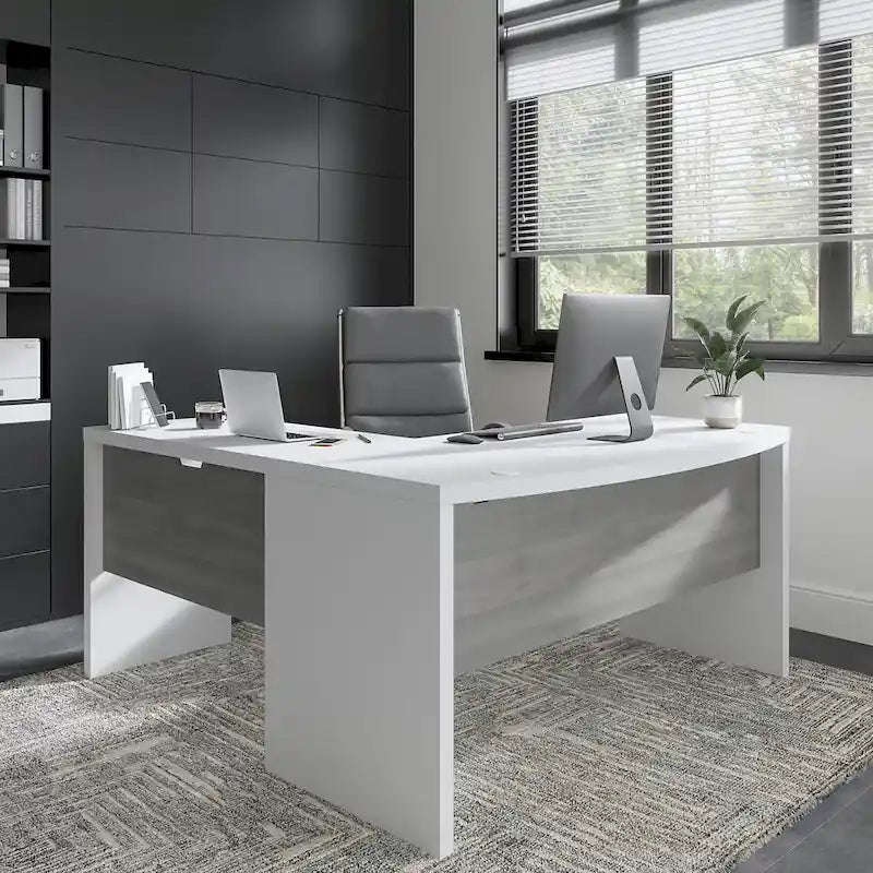 Bureau Echo 60W avec façade arrondie par Bush Business Furniture