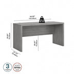 Bureau Echo 60W avec façade arrondie par Bush Business Furniture