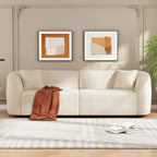 Canapé 3 places incurvé Boucle 87,5 au design sculptural et ergonomique
