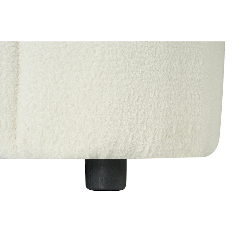 Canapé 3 places incurvé Boucle 87,5 au design sculptural et ergonomique
