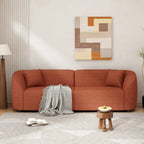 Canapé 3 places incurvé Boucle 87,5 au design sculptural et ergonomique