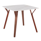 Table à manger avec plateau en marbre texturé, style moderne, cuisine et salle à manger