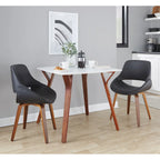 Table à manger avec plateau en marbre texturé, style moderne, cuisine et salle à manger