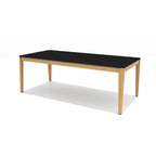 Table à manger en bois massif d'intérieur, style scandinave moderne