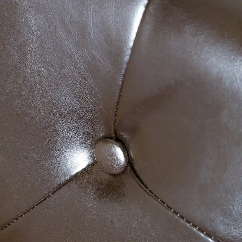 Chaise de salle à manger Taylor Brown en cuir reconstitué (Lot de 2) par Christopher Knight Home