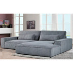 Canapé d'angle surdimensionné de 267 cm avec méridienne, en forme de L, pour salon
