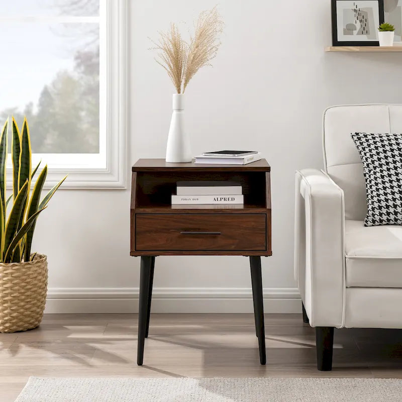 Table d'appoint contemporaine minimaliste, Accent de salon moderne