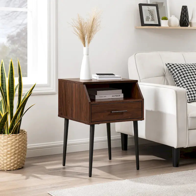 Table d'appoint contemporaine minimaliste, Accent de salon moderne