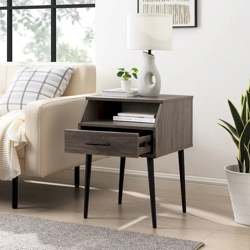 Table d'appoint contemporaine minimaliste, Accent de salon moderne