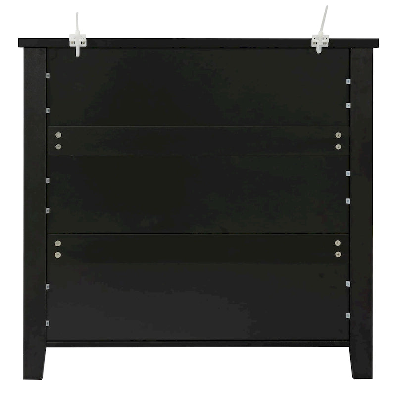 Commode, Armoire de chambre à coucher avec poignées rétro en forme de coquille