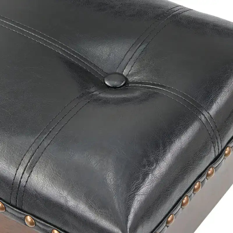 Tabourets de bar rembourrés « Saddle » Simple Living Lonnie de 29 po (paquet de 2)