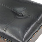 Tabourets de bar rembourrés « Saddle » Simple Living Lonnie de 29 po (paquet de 2)