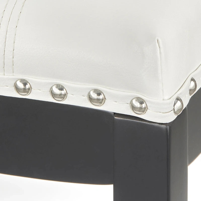 Tabourets de bar rembourrés « Saddle » Simple Living Lonnie de 29 po (paquet de 2)