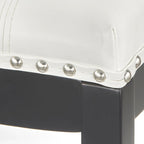 Tabourets de bar rembourrés « Saddle » Simple Living Lonnie de 29 po (paquet de 2)