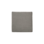 Grand pouf d'appoint rembourré, gris cendré, repose-pieds de salon