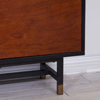 Meuble TV SEI Furniture Belize pour téléviseurs jusqu'à 61 po, style moderne du milieu du siècle