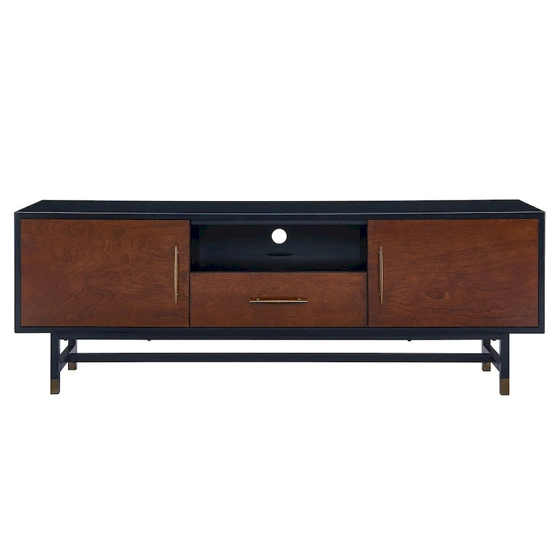 Meuble TV SEI Furniture Belize pour téléviseurs jusqu'à 61 po, style moderne du milieu du siècle