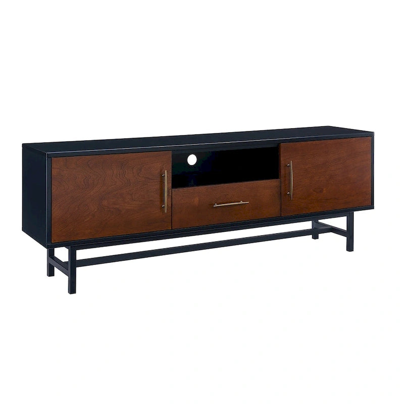 Meuble TV SEI Furniture Belize pour téléviseurs jusqu'à 61 po, style moderne du milieu du siècle