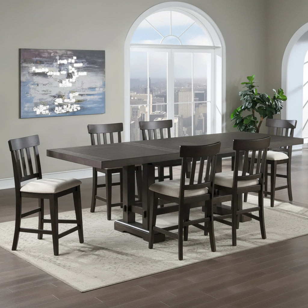 Steve Silver Nevada Dusky Cedar Counter Height Dining Set