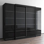 Bureau mural pliable avec tableau noir intégré, blanc, design compact
