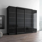 Bureau mural pliable avec tableau noir intégré, blanc, design compact
