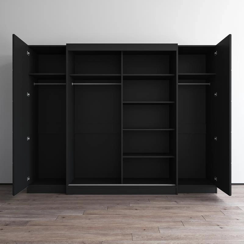 Bureau mural pliable avec tableau noir intégré, blanc, design compact