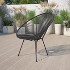 Lot de 2 chaises de salle à manger en cuir reconstitué, marron, style moderne du milieu du siècle
