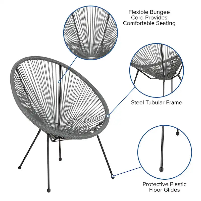 Lot de 2 chaises de salle à manger en cuir reconstitué, marron, style moderne du milieu du siècle