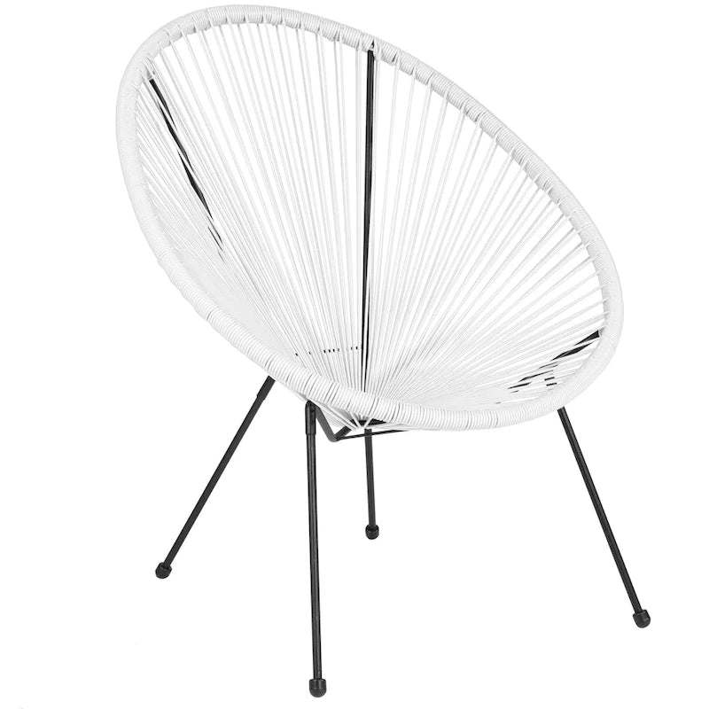 Lot de 2 chaises de salle à manger en cuir reconstitué, marron, style moderne du milieu du siècle
