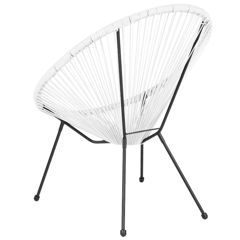 Lot de 2 chaises de salle à manger en cuir reconstitué, marron, style moderne du milieu du siècle