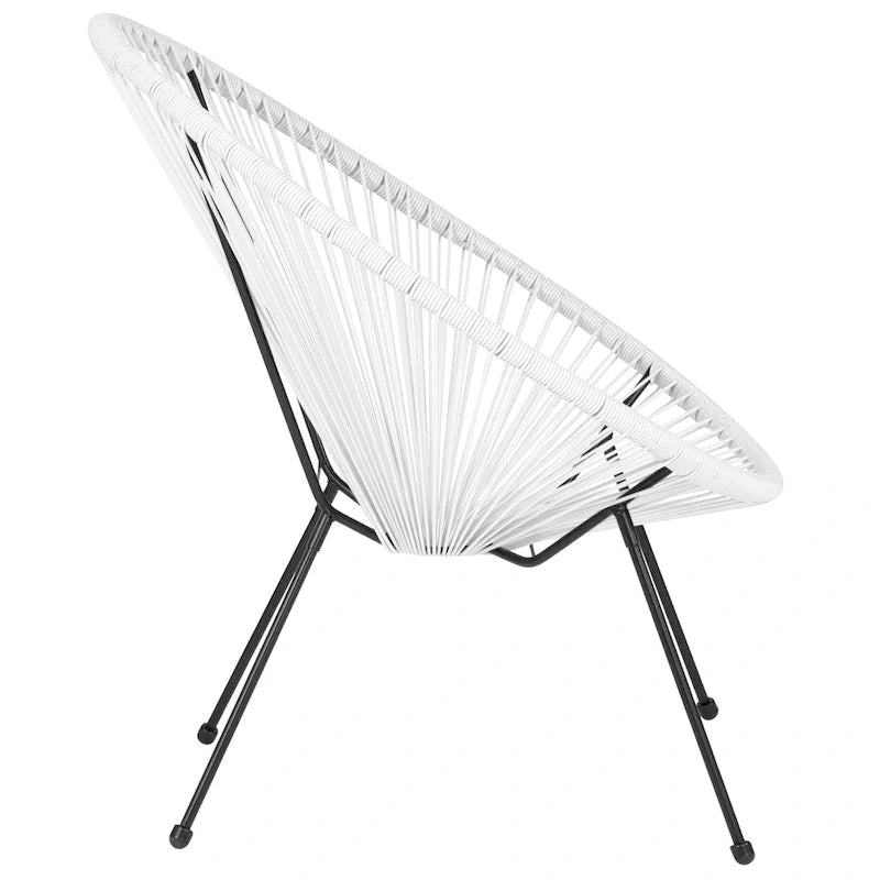 Lot de 2 chaises de salle à manger en cuir reconstitué, marron, style moderne du milieu du siècle