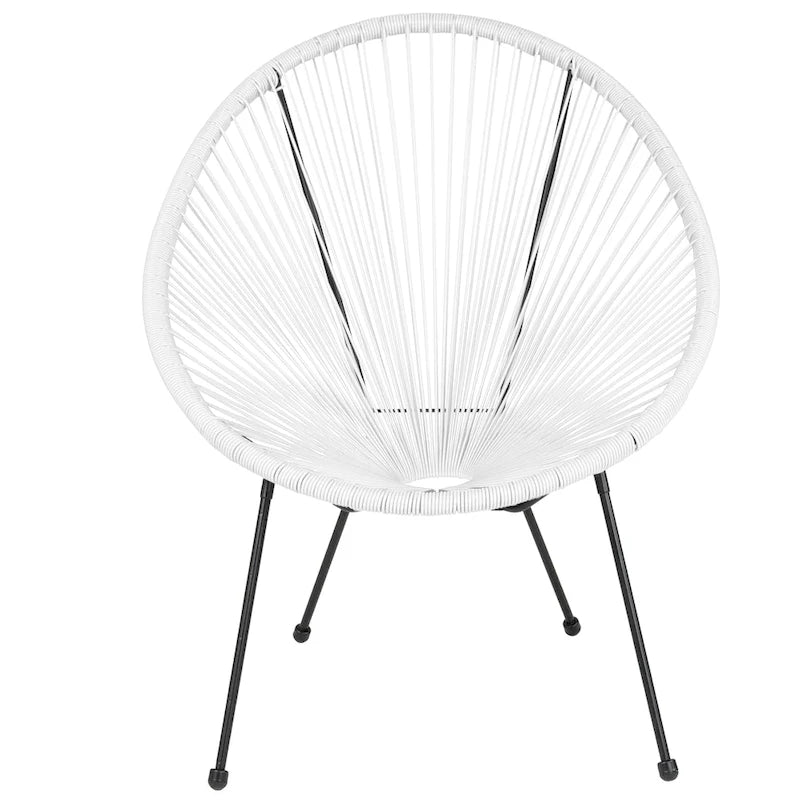 Lot de 2 chaises de salle à manger en cuir reconstitué, marron, style moderne du milieu du siècle