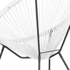 Lot de 2 chaises de salle à manger en cuir reconstitué, marron, style moderne du milieu du siècle
