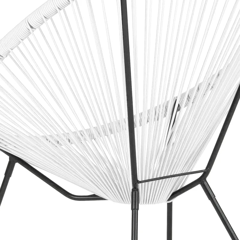 Lot de 2 chaises de salle à manger en cuir reconstitué, marron, style moderne du milieu du siècle