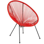 Lot de 2 chaises de salle à manger en cuir reconstitué, marron, style moderne du milieu du siècle