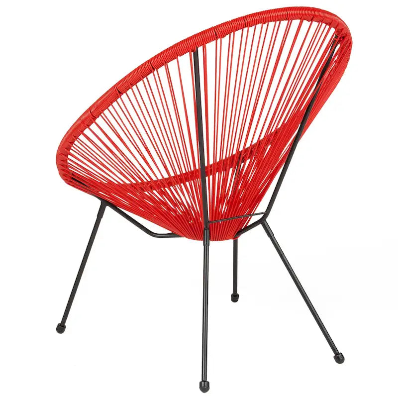 Lot de 2 chaises de salle à manger en cuir reconstitué, marron, style moderne du milieu du siècle