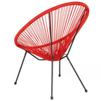 Lot de 2 chaises de salle à manger en cuir reconstitué, marron, style moderne du milieu du siècle