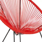 Lot de 2 chaises de salle à manger en cuir reconstitué, marron, style moderne du milieu du siècle