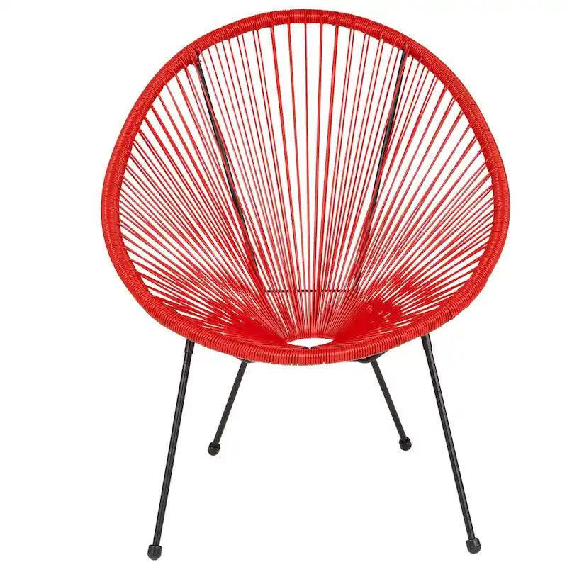 Lot de 2 chaises de salle à manger en cuir reconstitué, marron, style moderne du milieu du siècle