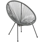 Lot de 2 chaises de salle à manger en cuir reconstitué, marron, style moderne du milieu du siècle