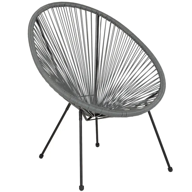 Lot de 2 chaises de salle à manger en cuir reconstitué, marron, style moderne du milieu du siècle
