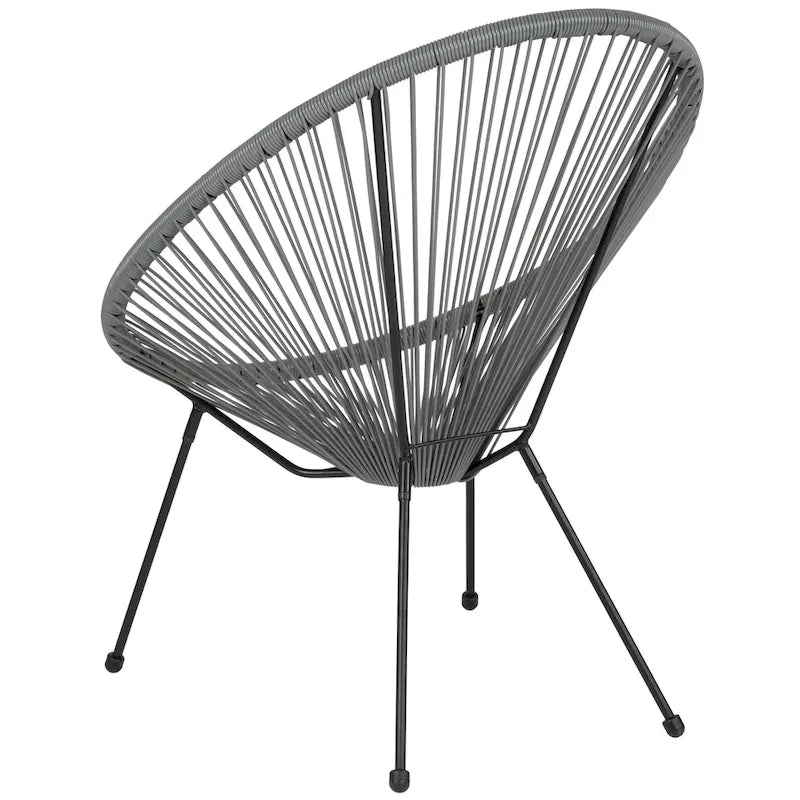 Lot de 2 chaises de salle à manger en cuir reconstitué, marron, style moderne du milieu du siècle