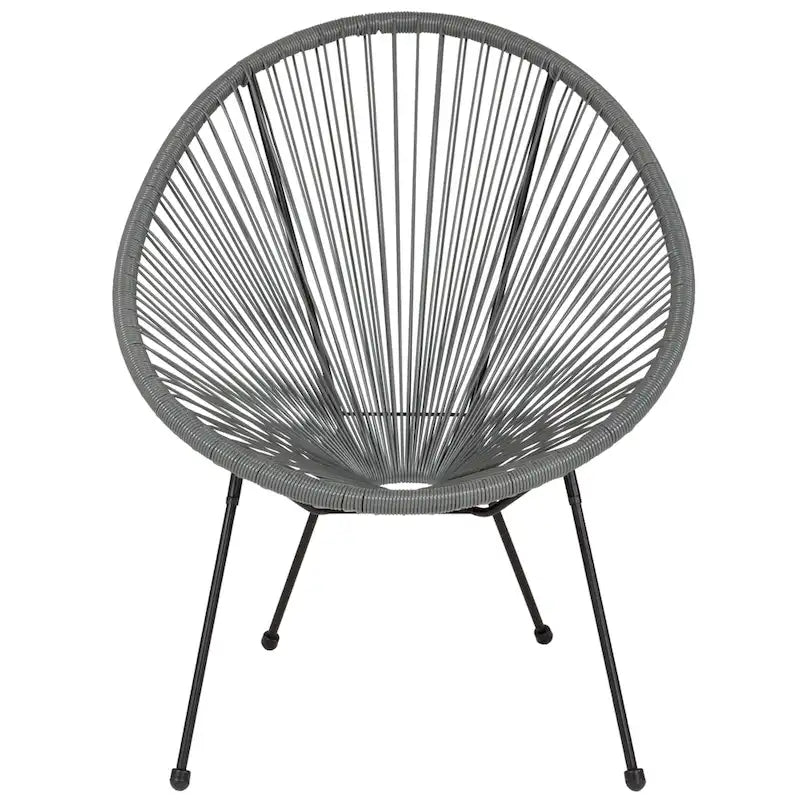 Lot de 2 chaises de salle à manger en cuir reconstitué, marron, style moderne du milieu du siècle