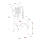 Ensemble de salle à manger rectangulaire 9 pièces avec 8 chaises, marron selle, options d'assise