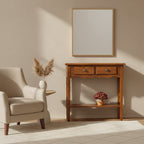 Slate Finish Petite Console