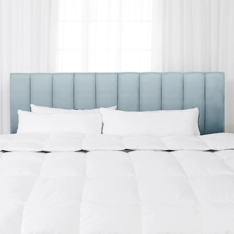 CorLiving King Size Helena Velvet Tufted Headboard