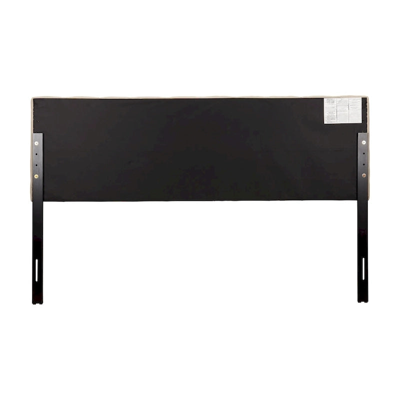 Tête de lit capitonnée en velours Helena King Size de CorLiving