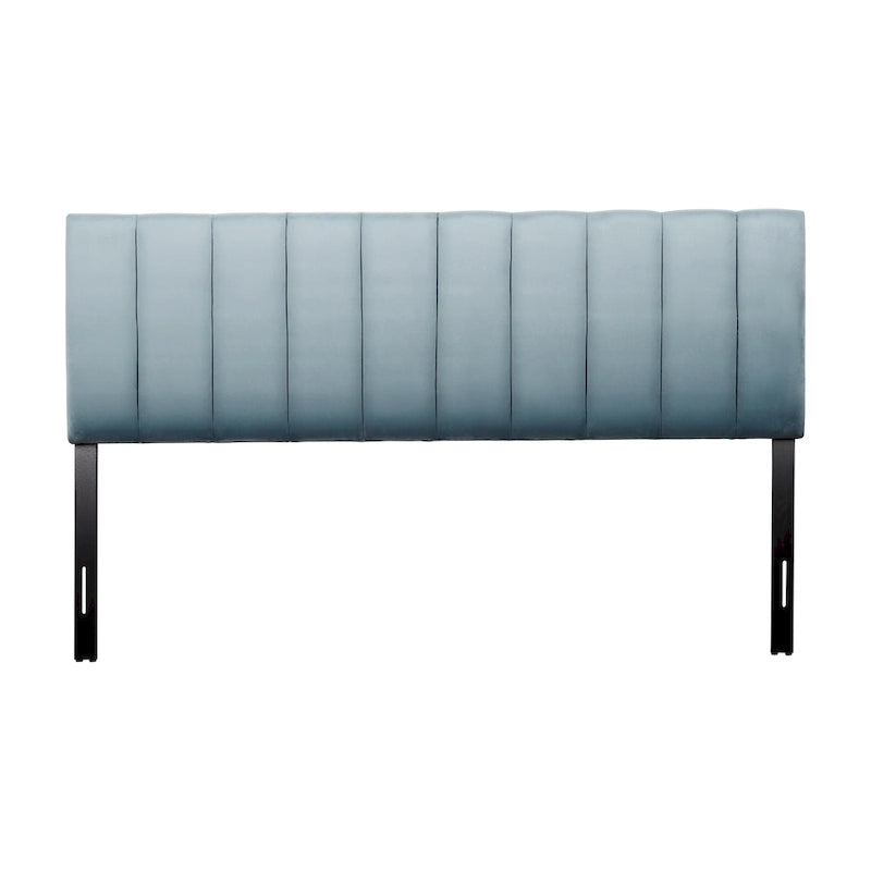 Tête de lit capitonnée en velours Helena King Size de CorLiving